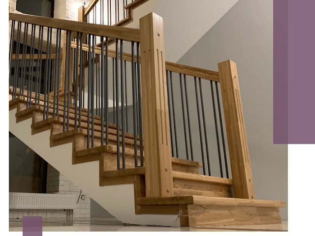 Реставрация деревянных и металлических лестниц в Бугуруслане