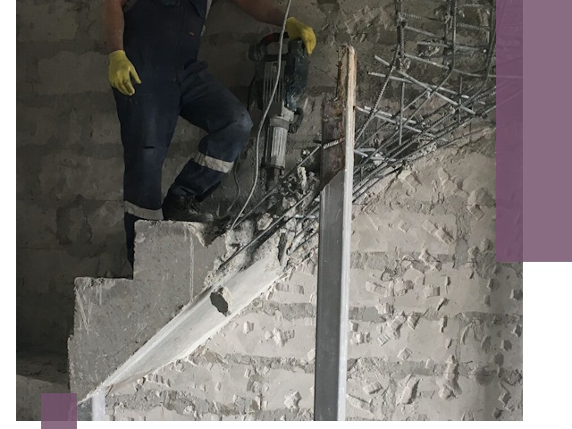 Демонтаж металлических и бетонных лестниц в Бугуруслане