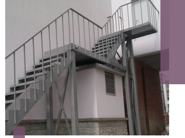 Монтаж пожарных лестниц под ключ в Бугуруслане с гарантией качества