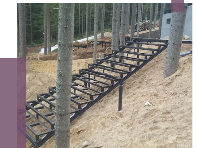 Монтаж металлических лестниц в Бугуруслане от 13502 руб. 