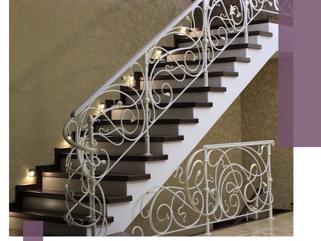 Кованые лестницы под ключ в Бугуруслане — изготовление и монтаж