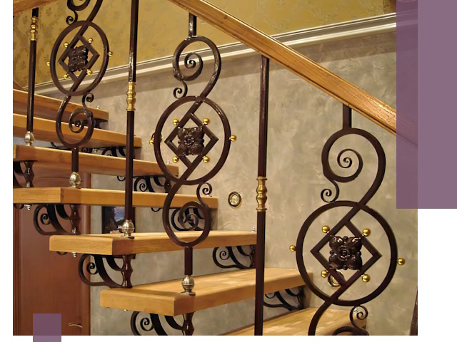 Изготовление кованых лестниц под ключ в Бугуруслане