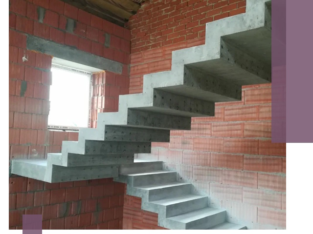 Бетонные лестницы под ключ в Бугуруслане: монтаж, демонтаж, ремонт