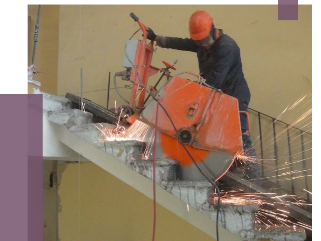 Демонтаж бетонных лестниц в Бугуруслане от 4586 руб. за м2 | ПРОЛЁТ-Бгр