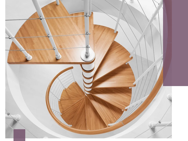 Изготовление винтовых лестниц под ключ в Бугуруслане