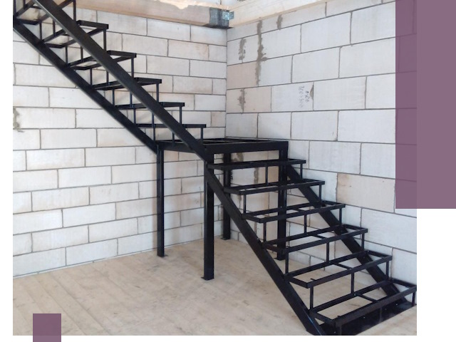 Лестницы на металлокаркасе под ключ в Бугуруслане — изготовление и монтаж