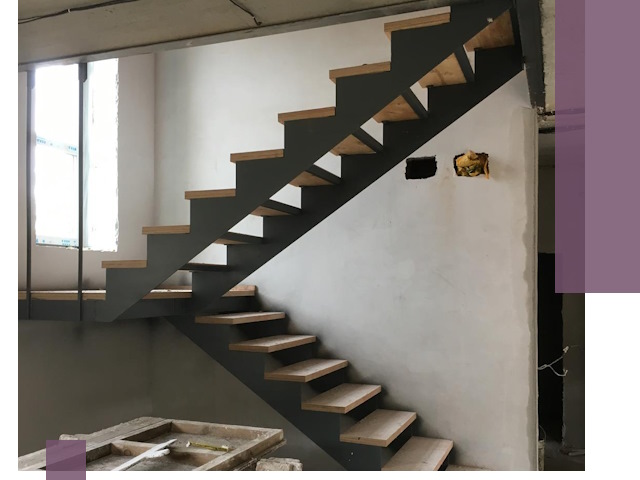 Изготовление лестниц на металлокаркасе в Бугуруслане от производителя