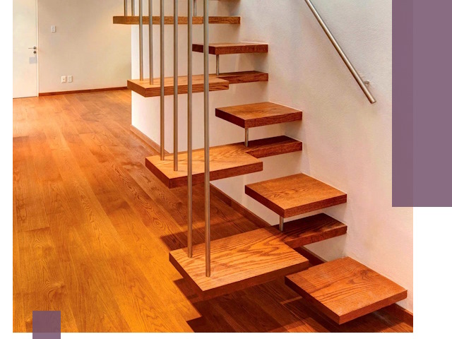 Лестницы «гусиный шаг» на заказ в Бугуруслане для узких пространств