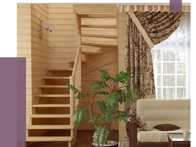 Лестницы для дачи в Бугуруслане от 75661 руб.  | ПРОЛЁТ-Бгр