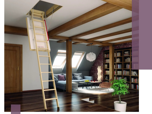 Чердачные лестницы под ключ в Бугуруслане: изготовление и монтаж