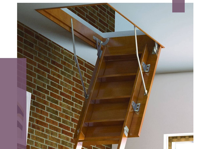 Установка чердачной лестницы в Бугуруслане от 7795 руб. | ПРОЛЁТ-Бгр