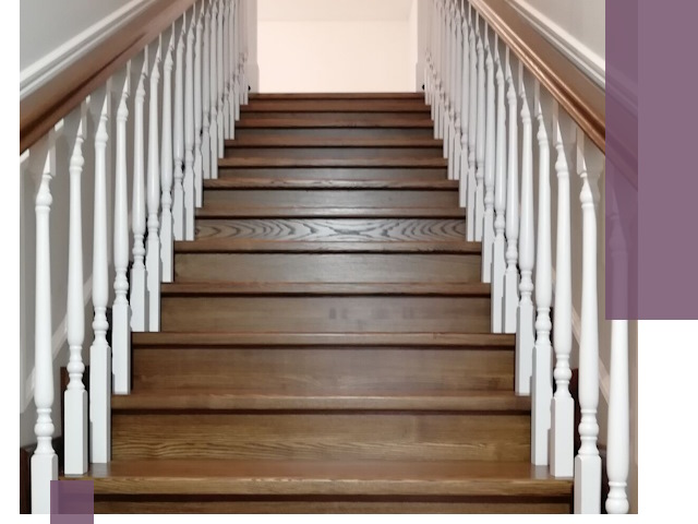 Лестницы из ясеня на заказ в Бугуруслане — изготовление и монтаж