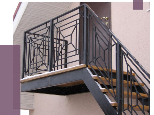 Металлические перила в Бугуруслане от 4280 руб.  | ПРОЛЁТ-Бгр