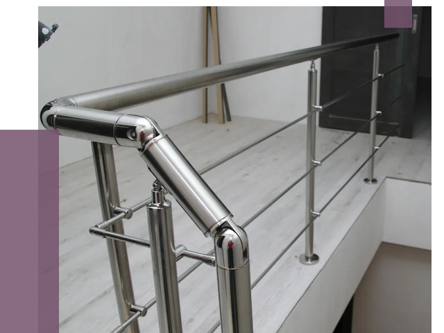 Перила из нержавеющей стали в Бугуруслане от 8967 руб. под ключ | ПРОЛЁТ-Бгр