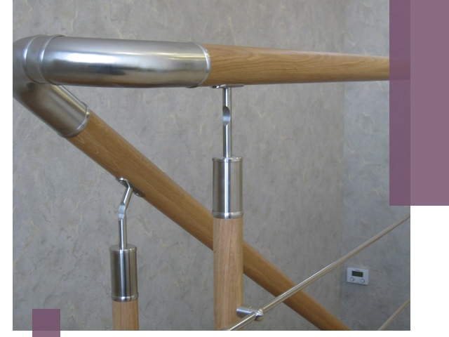 Комбинированные перила на заказ в Бугуруслане — монтаж и производство