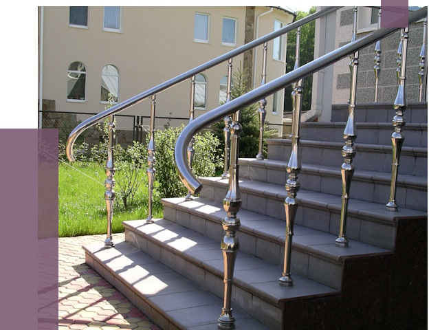 Перила для крыльца в Бугуруслане от 10700 руб. — монтаж ПРОЛЁТ-Бгр