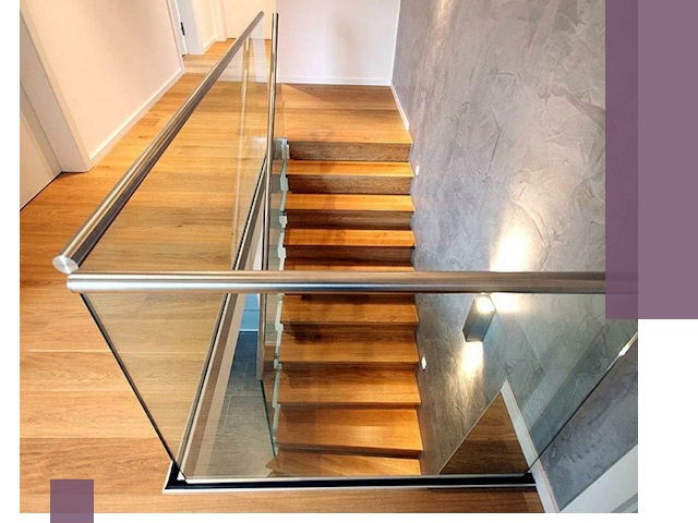 Перила для лестницы в доме — изготовление и монтаж в Бугуруслане