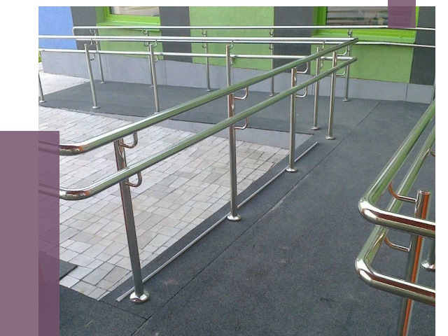 Ограждения пандусов в Бугуруслане от 4331 руб. монтаж | ПРОЛЁТ-Бгр