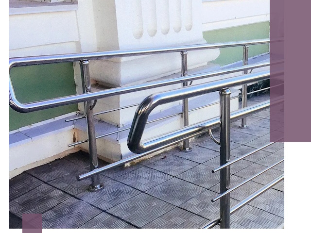 Ограждения пандусов из металла и нержавейки в Бугуруслане