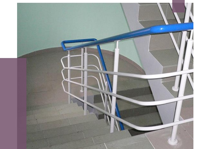 Перила в подъезде в Бугуруслане — установка и замена от 7388 руб. | ПРОЛЁТ-Бгр