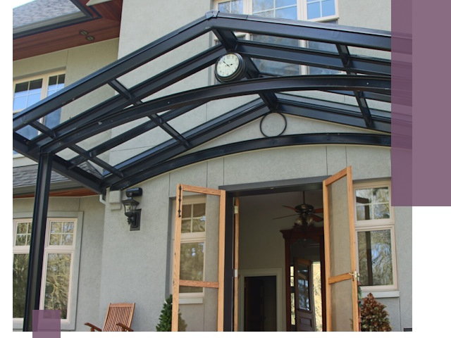 Изготовление и монтаж навесов и козырьков в Бугуруслане