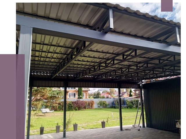 Монтаж навесов в Бугуруслане от 7337 руб. — установка навеса | ПРОЛЁТ-Бгр