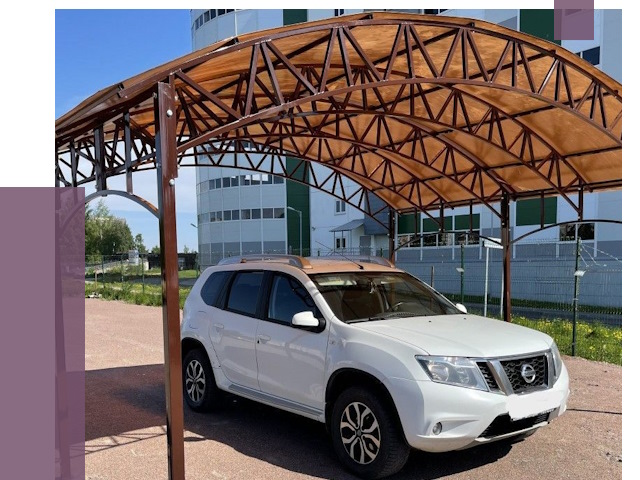 Недорогие навесы в Бугуруслане от 42798 руб.  | ПРОЛЁТ-Бгр