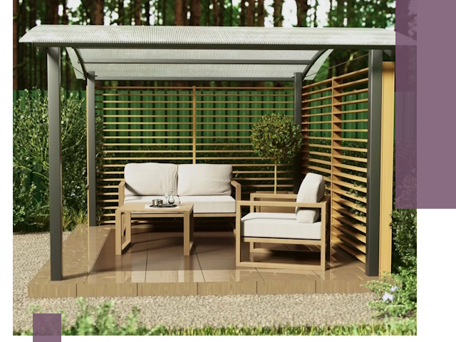 Навесы для дачи в Бугуруслане: изготовление, монтаж и демонтаж