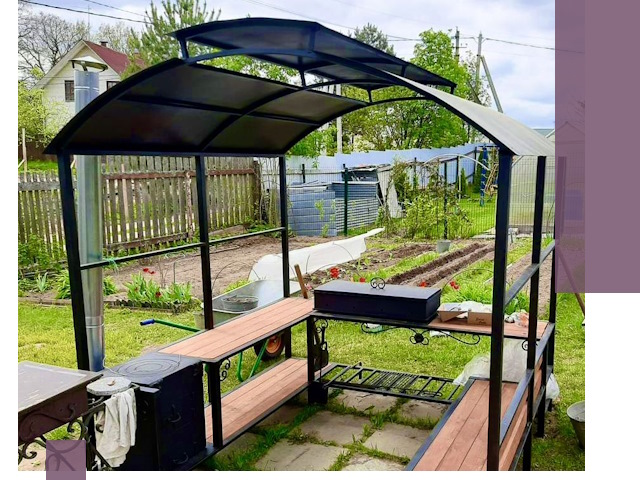 Навесы для барбекю в Бугуруслане: изготовление, монтаж и демонтаж