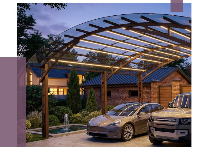 Металлические навесы в Бугуруслане от 12636 руб. под ключ — ПРОЛЁТ-Бгр