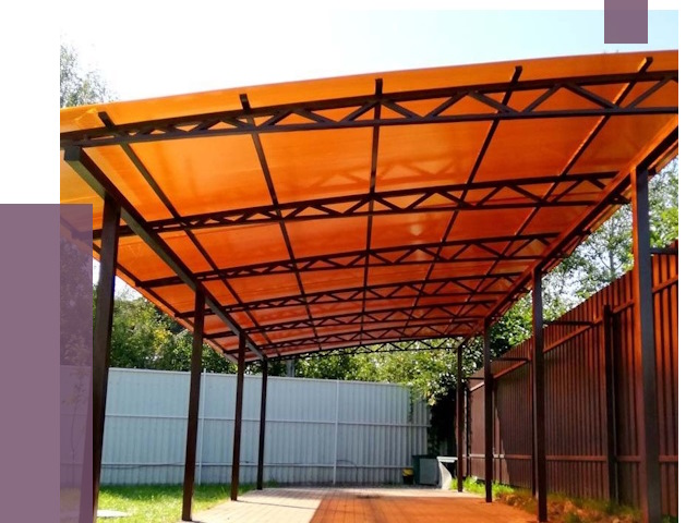 Односкатные навесы под ключ в Бугуруслане от 13094 руб. 