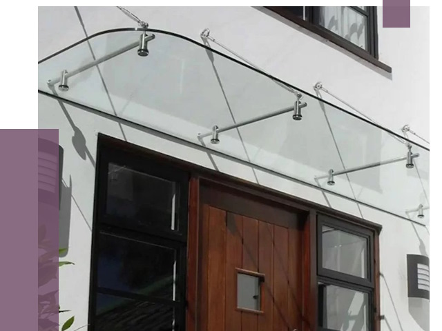 Стеклянные козырьки в Бугуруслане от 18852 руб. | ПРОЛЁТ-Бгр