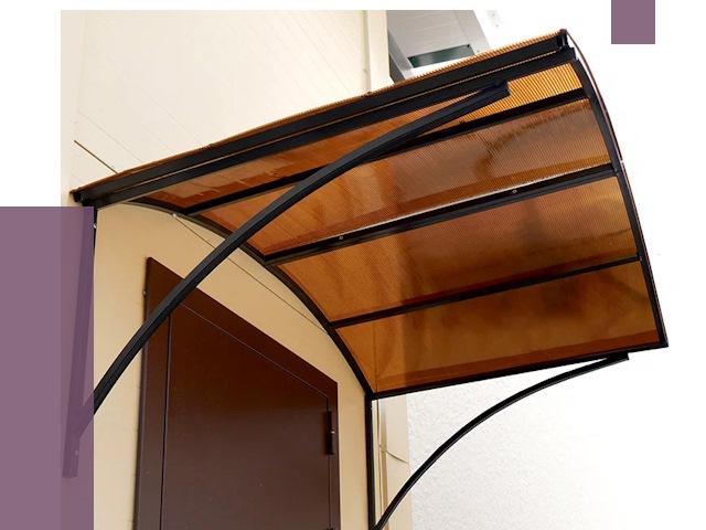 Недорогие козырьки в Бугуруслане от 7561 руб.  | ПРОЛЁТ-Бгр