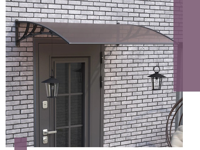 Недорогие козырьки и навесы под ключ в Бугуруслане