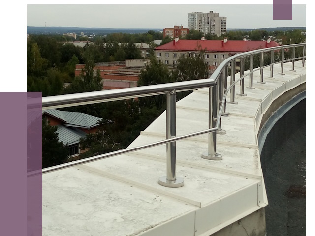 Парапеты и ограждения кровли в Бугуруслане от 4942 руб.