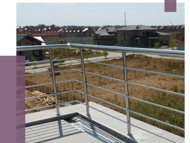 Парапеты из нержавеющей стали в Бугуруслане от 7948 руб. за м² | ПРОЛЁТ-Бгр