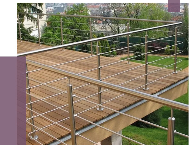 Алюминиевые парапеты в Бугуруслане под ключ от 7744 руб. 