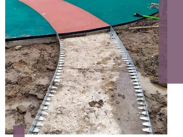 Металлические бордюры для дорожек в Бугуруслане — монтаж и изготовление